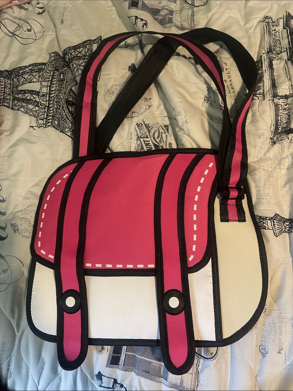 2D Bag Shoulder Bag Dual Strap